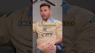 Messi speaks about the 2026 world cup 