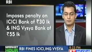 ICICI, ING Vysya Bank fined for non-compliance of norms