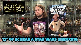 12" Admiral Ackbar Star Wars Unboxing & Review!