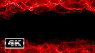 Red Fire Screensaver – 1 Hour Relaxing Animated Background Video 4K | Footage