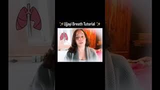 Ujjayi Breathing Tutorial  🫁 #energy #meditation #ujjayi