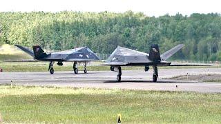 RARE F-117 Nighthawks at Duluth!!!