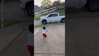 When PaPa pulls up and it turns into a block party 