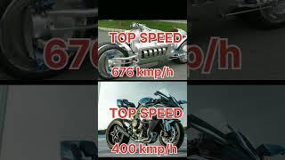 Dodge Tomahawk vs KAWASAKI NINJA H2R 