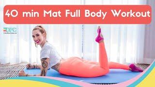 40 MIN Full Body Mat Pilates Workout Challenge |  4 Week (4/4) | OPC