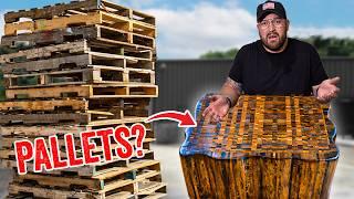 I TESTED 'Turning FREE Pallets Into A $600 Table '... Again!