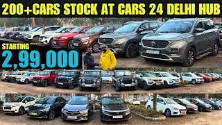 200+ Cars Stock at CARS24 HUB | MG, JEEP, THAR, SAFARI, SCORPIO, CRETA, CITY, VERNA, SELTOS, CIAZ