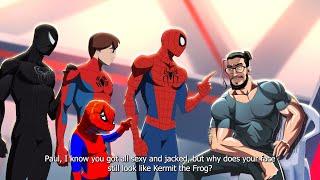 Spectacular Spiderman and Spooderman and Spider Society and Bully Maguire Reacts to Gigachad Paul