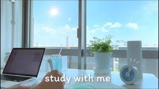   STUDY WITH ME !  / 1hour / Relaxing Music & Beautiful Morning in Japan