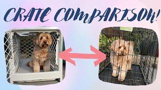  DIGGS Revol dog crate comparison to the other door and wire crate +  DISCOUNT