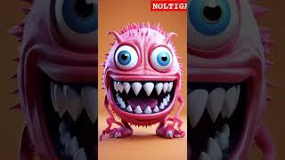 3d Monster animated laugh #funny