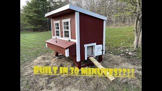 OverEZ chicken coop - 30 minute build??!! Plus expanding Apiary