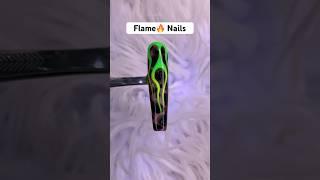 Flame nail design #nailart #nail #nailblogger