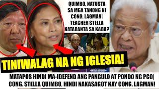 Matapos MAKORNER ni LAGMAN| QUIMBO UMAMIN NA?| KASINUNGALINGAN ni PBBM at PONDO ng PCO May MALI!?