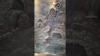 Барельеф в интерьере. Резная штукатурка.