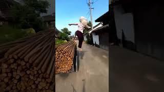My tits gymnastics veteran, tricycle pulling goods, it's time to show real technology, Fast and pa