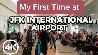 4K NEW YORK JFK (John F. Kennedy)International Airport/Arrival Tour/Terminal 5