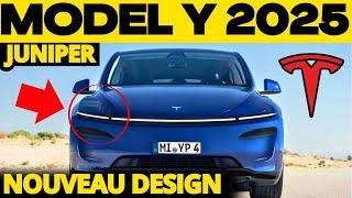 Nouveau Tesla Model Y Juniper 2025 - Tesla dévoile le nouveau design du modèle Y 2025