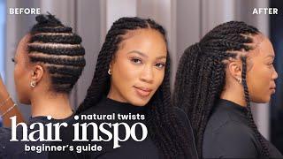 Natural Twists for HEALTHY Natural Hair #minitwists #hairstyles QVR