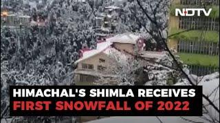 Himachal's Shimla Receives First Snowfall Of 2022