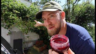 I made German Brombeeren Marmalade by hand (Hausgemacht)