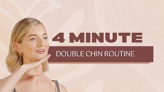 4-Minute Double Chin Routine | Face Fitness, Facial Fitness, Facial Yoga