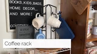 Coffee mug rack