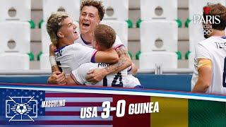 Highlights & Goles: USA vs Guinea 3-0 | Juegos Olímpicos París 2024 | Telemundo Deportes