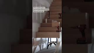 WOODEN STAIRCASE #wood #stairs #shorts