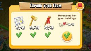 Hay Day Expand Your Farm Level 179 Gameplay