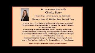 A conversation with Charity Barry, candidate for Wisconsin's 2nd Congressional District