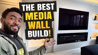 FULL Media wall build + How much I charged 2 !!!!