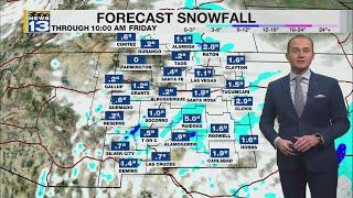 Winter storm to bring widespread snow to New Mexico starting Tuesday