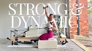 50min Reformer Pilates Workout, Intermediate - Dynamic and Strong (basically ‍‍)