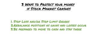 3 ways to protect your money if the market crashes in 2020 that every investor should consider