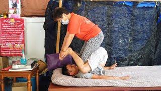 I Tried STRONG PHYSICAL Thai Massage for Back Pain Relief