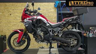 New Dunlop Trailmax Meridian on Honda Africa Twin