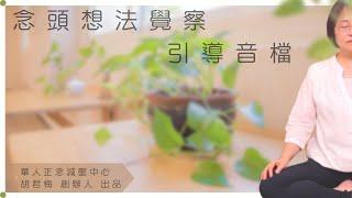 #想法覺察 #念頭覺察 穩定思緒的內在強大力量 自我覺察 專注思考 腦神經保養 #正念練習  Awareness of thoughts 2022｜胡君梅 創辦人｜華人正念減壓中心