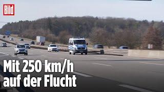 Thüringen: Irre Verfolgungsjagd auf der A4