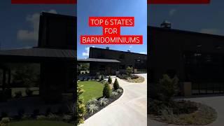 TOP STATES FOR BARNDOMINIUM HOMES ( HOME DECOR  ) #hometour #homedesign #barndominium