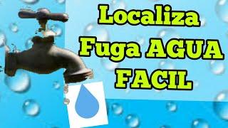 Cómo Localizar una FUGA de AGUA SILENCIOSA #EdgarElectricoPlomero #EscuelaFerretera #1TMaMas