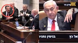 Israeli politician dragged out of Knesset for defying Netanyahu