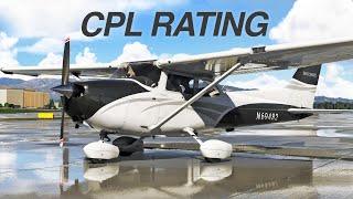 CPL Rating | Career Mode in Microsoft Flight Simulator 2024