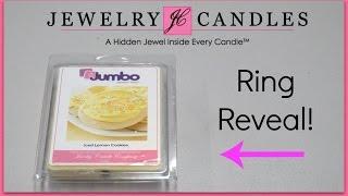 Jewelry Candles Ring Reveal - Iced Lemon CookiesTarts!