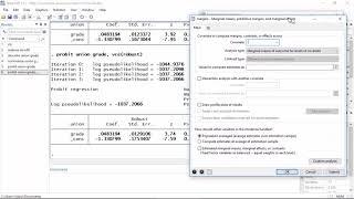 Probit regression with continuous covariates