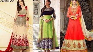 Latest anarkali suits design ideas for girls 2022