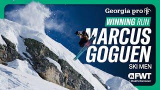 Marcus Goguen Winning Run Ski Men - 2025 Georgia Pro