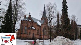 Walking in Jyväskylä, Finland,January 2023