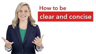 How to Be Clear and Concise