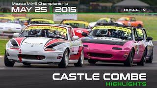 2015 BRSCC Mazda MX-5 Championship - Castle Combe Rnd 5 & 6